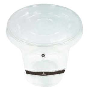 Emerald Compostable C-Slot Cold Cup Lid