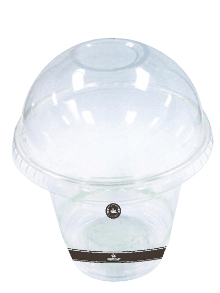 Emerald Compostable Dome Cold Cup Lid
