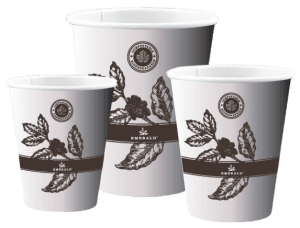 Emerald Compostable Select Design Hot Cups