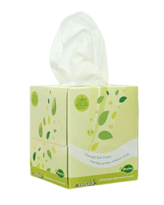 Emerald Tree-Free Boutique Box Facial Tissue