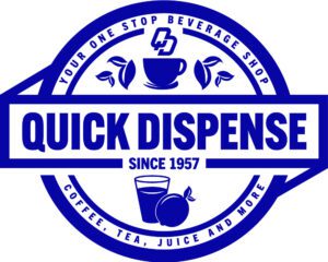 A logo for quickdispense.